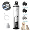 Amazon pet automatic nail grinder LED electric nail clippers cat and dog electric nail clippers automatic nail trimmer
